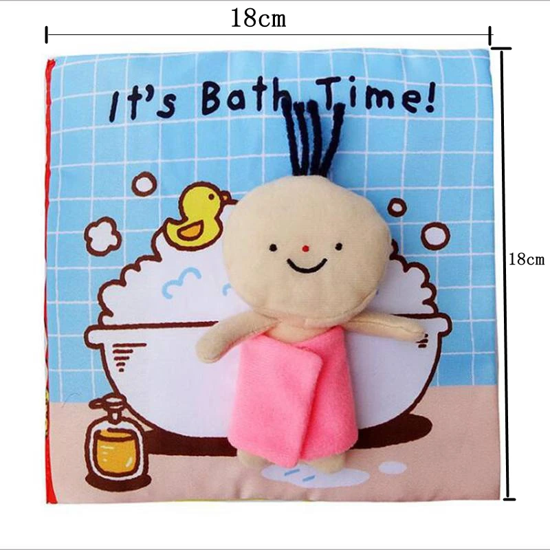 Детская тканевая книжка ванны приучения к горшку Детские раннее образование