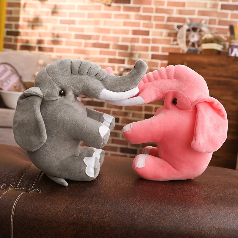 

MIAOOWA 1PC 60/80CM Giant Elephant Soft Stuffed Toy Baby Lovely Animal Plush Doll Super Cute Elephant Toy Children Birthday Gift