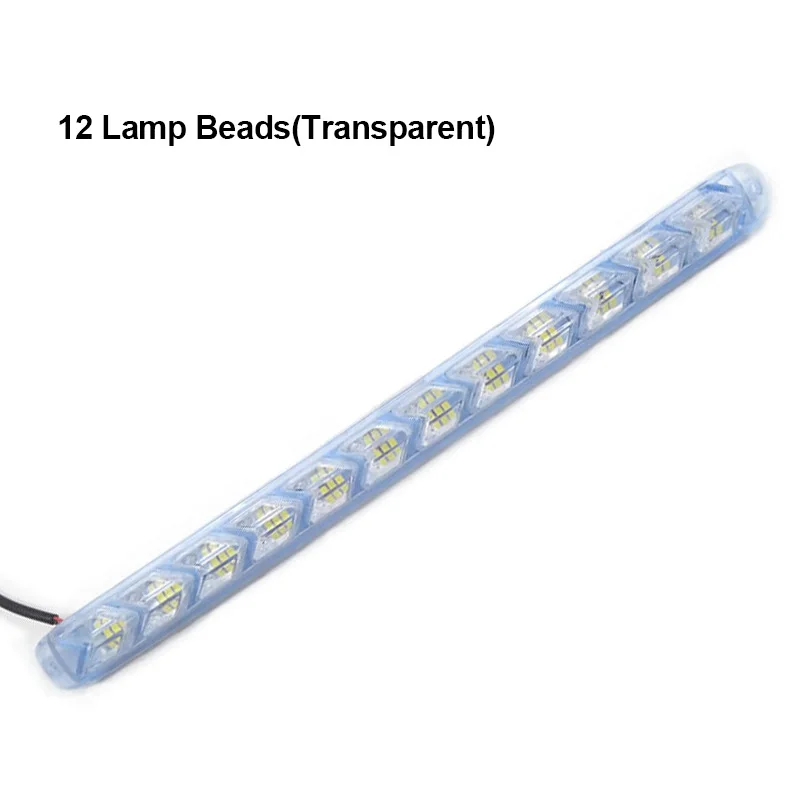 12LED-White Pakusi ВОДИТЬ Автомобиль DRL противотуманных фар поворотники с желтым рулевого для Toyota C-HR Corolla сиденье Леон Ford focus 2 1 Mazda аксессуары - Испускаемый цвет: 12LED-White