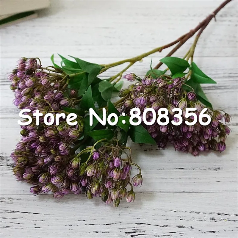 Искусственные жасминовые стебли (3 стебля/штука) пластиковые фрукты для