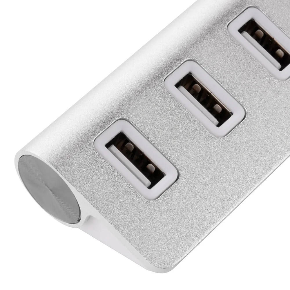 USB-концентратор OTG 2 0 алюминиевый адаптер для планшета ноутбука Macbook Air 4 порта