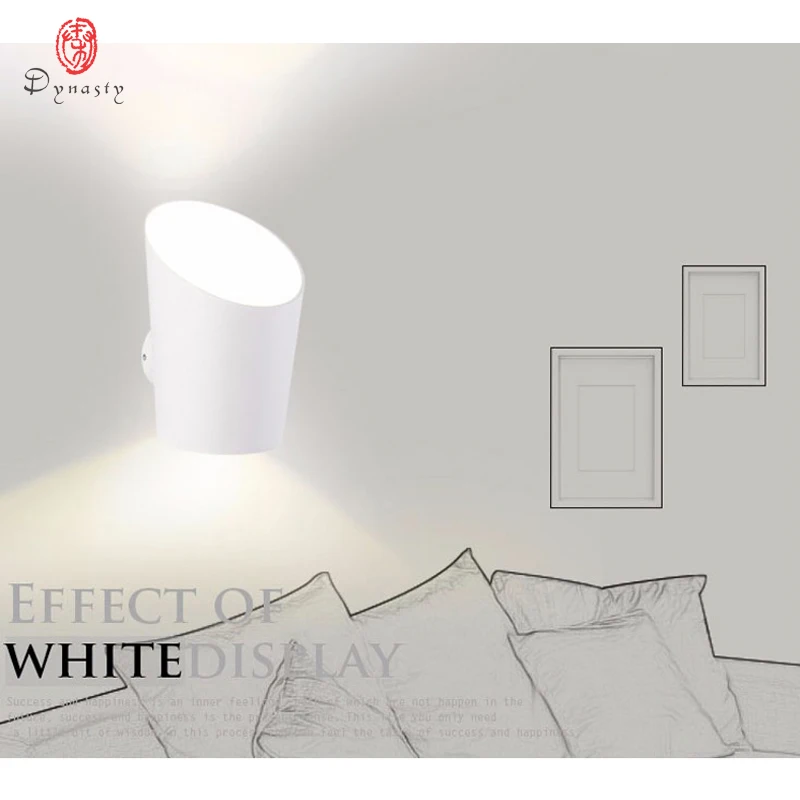 Минималистичная светодиодный вая светодиодная настенная лампа династии