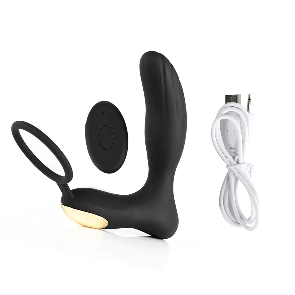 10 скоростей массажер простаты G Spot & Perineum Стимулятор беспроводной дистанционный