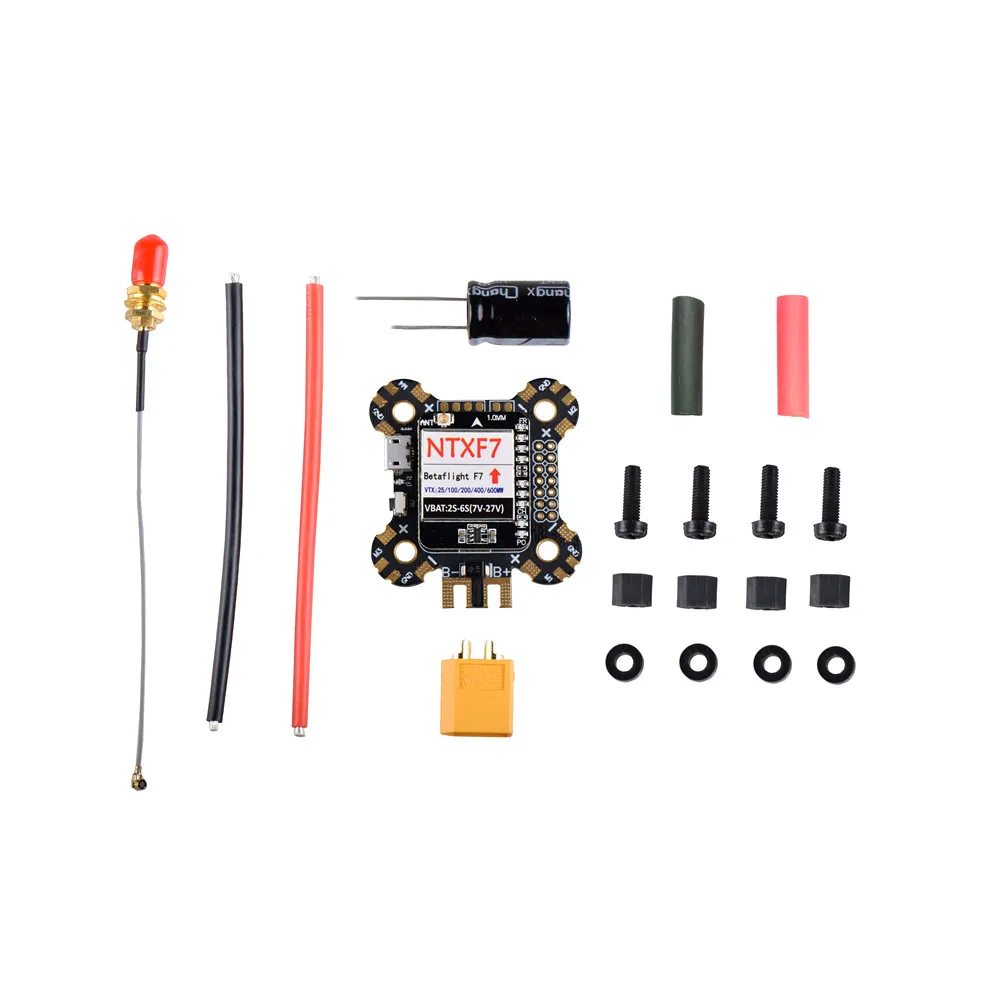 Новый NTXF7 F7 Контроллер полета интегрированный 600 mW VTX PDB OSD барометр для RC Дрон FPV