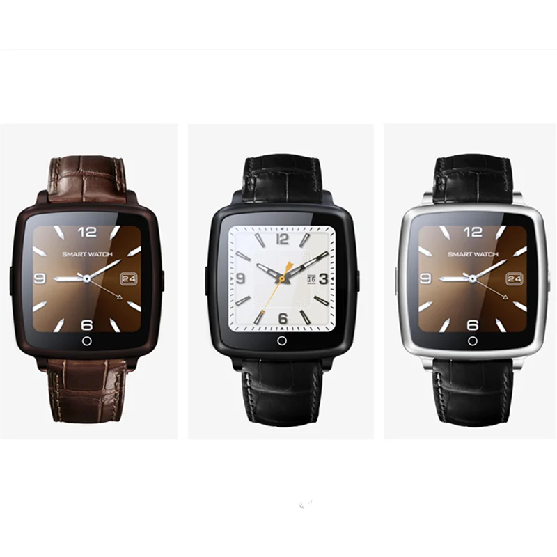 Кожаный ремешок Bluetooth SmartWatch U11C Смарт часы-телефон Поддержка сим-карты