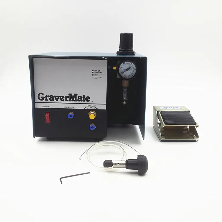 Миниатюрный пневматический гравировальный станок для ювелирных изделий с одним