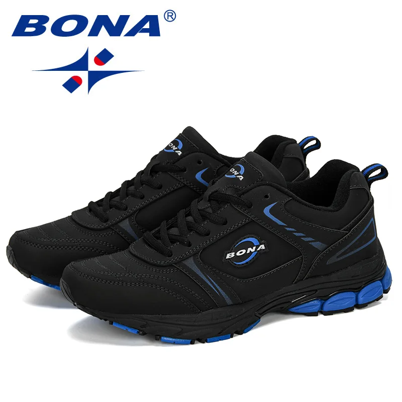 

BONA 2019 New Style Men's Sneakers Men Running Shoes Sports Shoes Men Athletic Shoes Male Breathable Chaussure Homme Comfortable