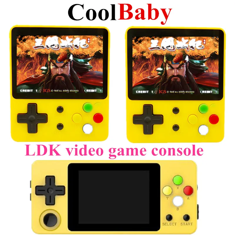 LDK игровой 2,6 дюймовый экран, мини портативная игровая консоль, ностальгические ретро-игры для детей, мини Семейные ТВ-видео консоли