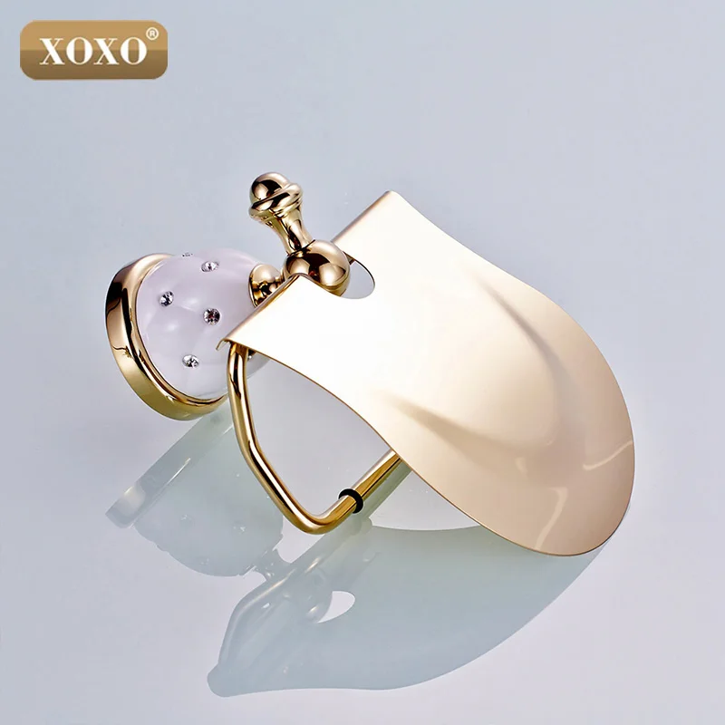 XOXOGold держатель для туалетной бумаги с бриллиантом рулона салфеток твердая