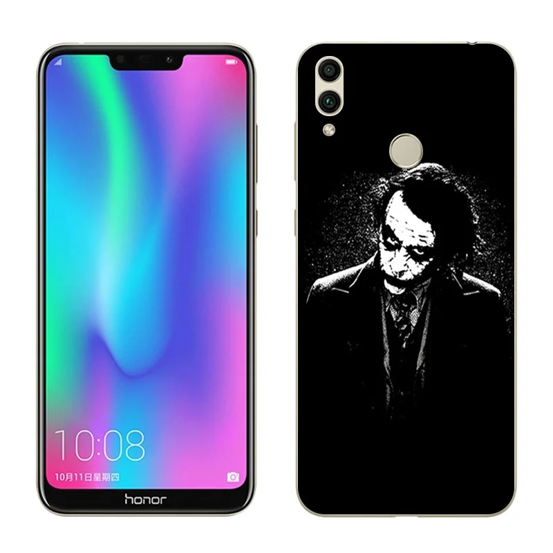 6.26&quot for Huawei Honor 8C Ultrathin Back Cover Soft Silicone Coque Clear TPU Focus Painted Phone Case | Мобильные телефоны и