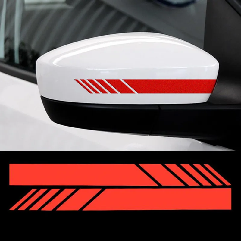 

Rearview Mirror Stickers For Car Decor Rear view Mirror For Mercedes Benz AMG GLA GLK VW Vinyl Car Sticker Car Styling 2 Pcs/Set