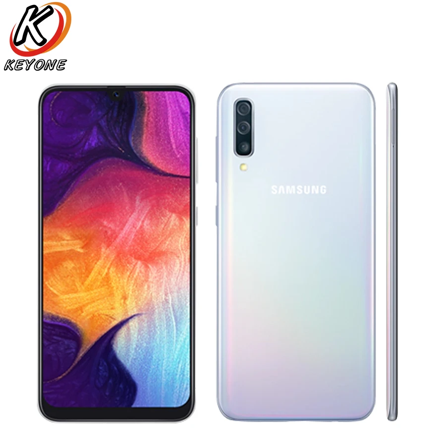 Samsung Galaxy A50 мобильный телефон с 6 4 дюймовым дисплеем восьмиядерным процессором