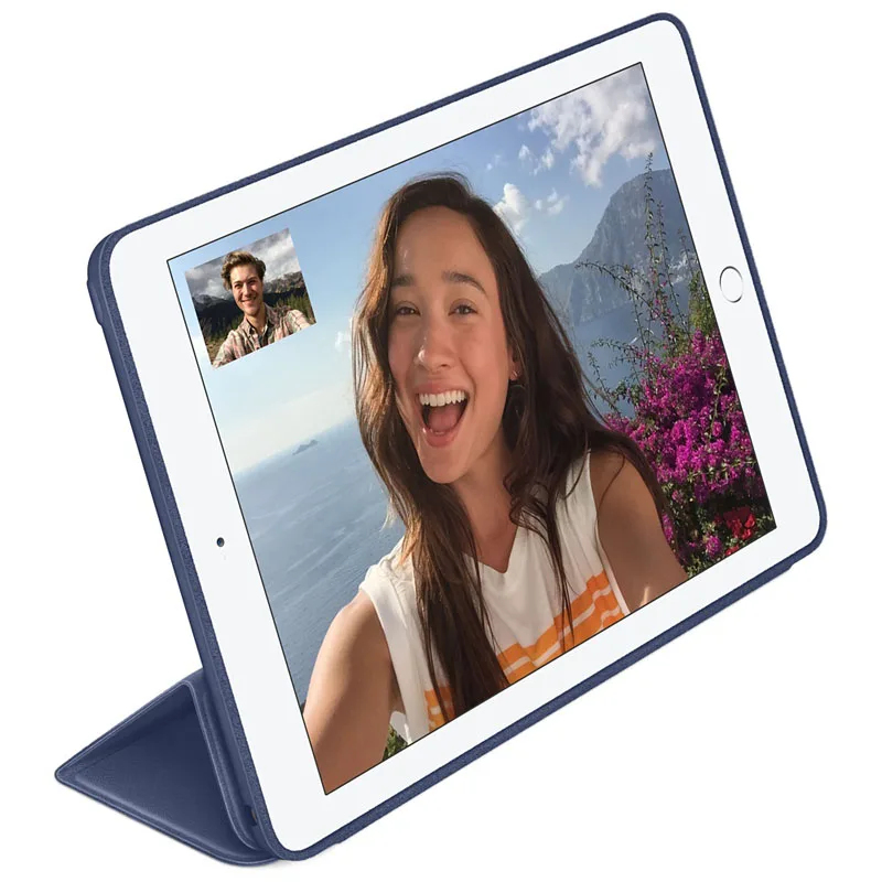 Чехол для iPad Air 2 умный чехол из натуральной кожи тонкий защитный планшета Прямая