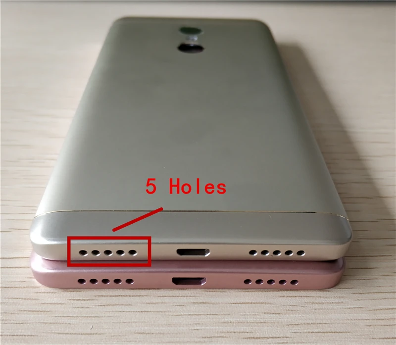 Для Xiaomi Redmi Note 4 глобальная Версия задняя крышка аккумулятора Металлическая