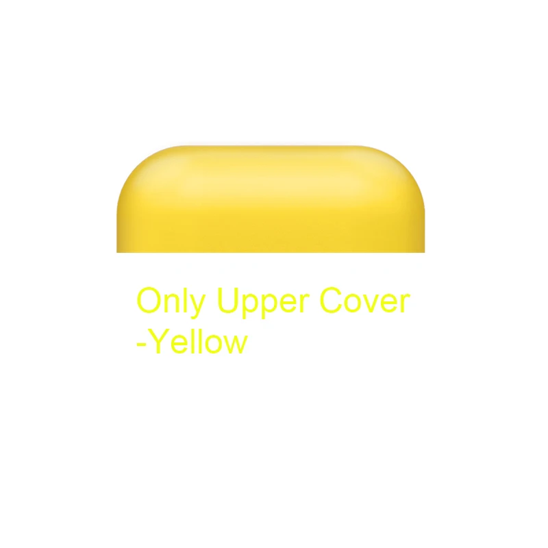 Only Yellow Cover Ультра тонкий мягкий силиконовый чехол для Apple Air Pods для AirPods 2 противоударный защитный чехол для наушников Водонепроницаемый Аксессуар для гарнитуры - Цвет: Only Yellow Cover