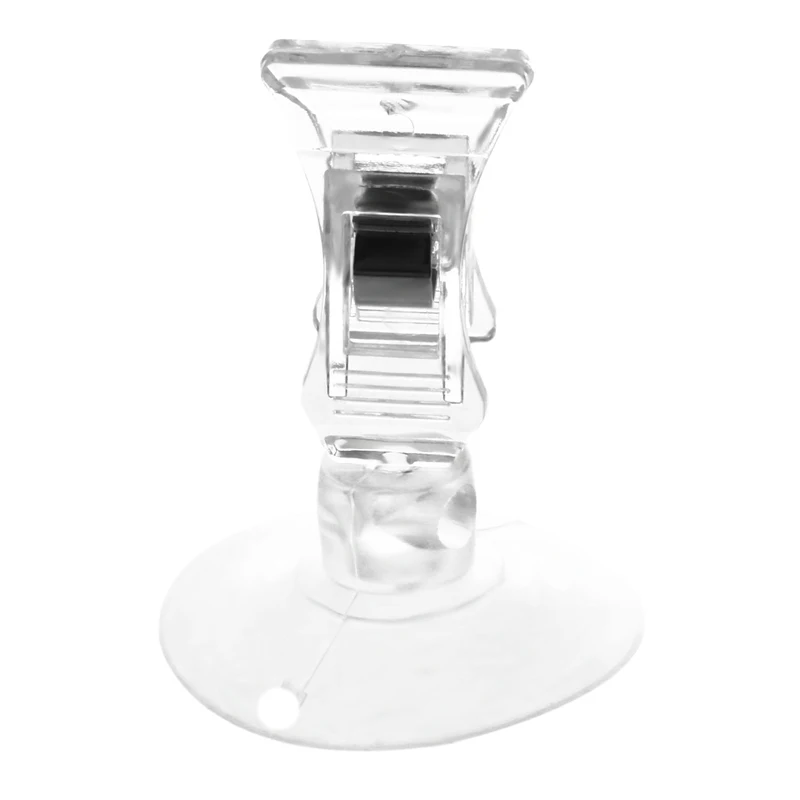 2 PCS 47mm Clear Plastic Wall Suction Cup Clip Clamp | Clamps
