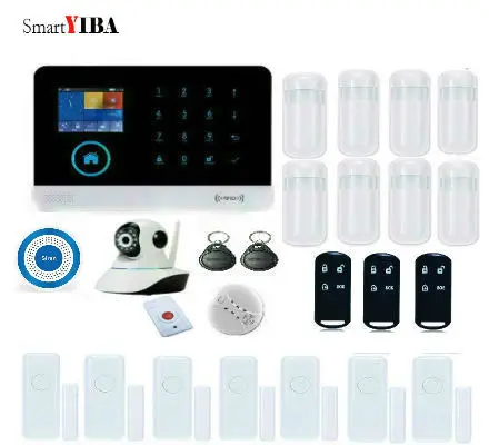 Система сигнализации SmartYIBA с Wi Fi и управлением через приложение|kit kits|kit bluekit alarme |