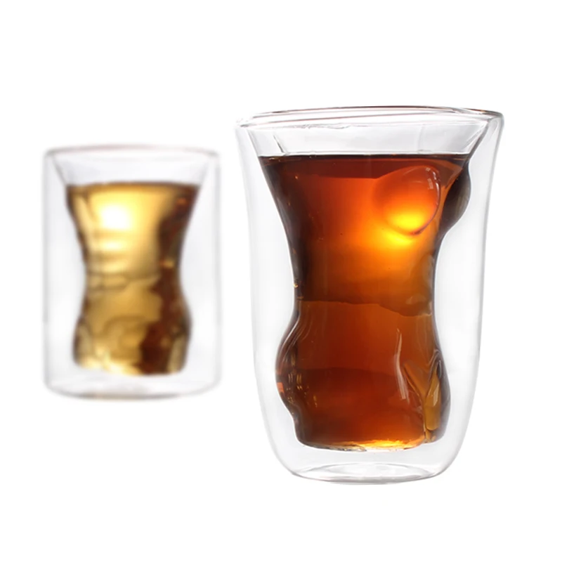 Пивная кружка Rangnic пикантная Женская и мужская для вина виски прочный двойной