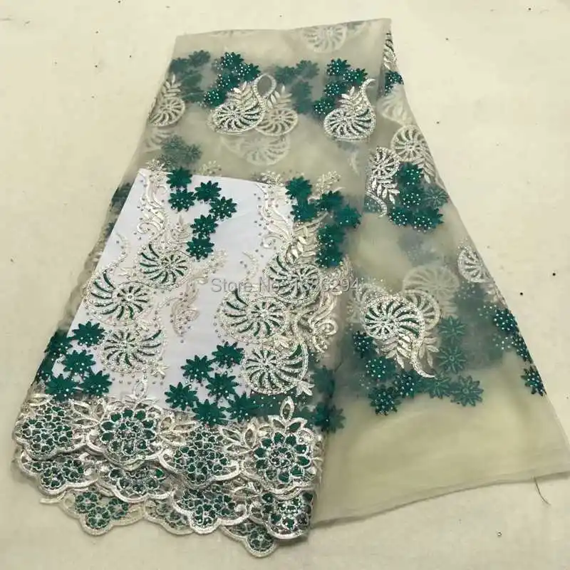 EAL2257 african lace fabric 2018 high quality french net with stones sewing materials 5yard/lot | Дом и сад