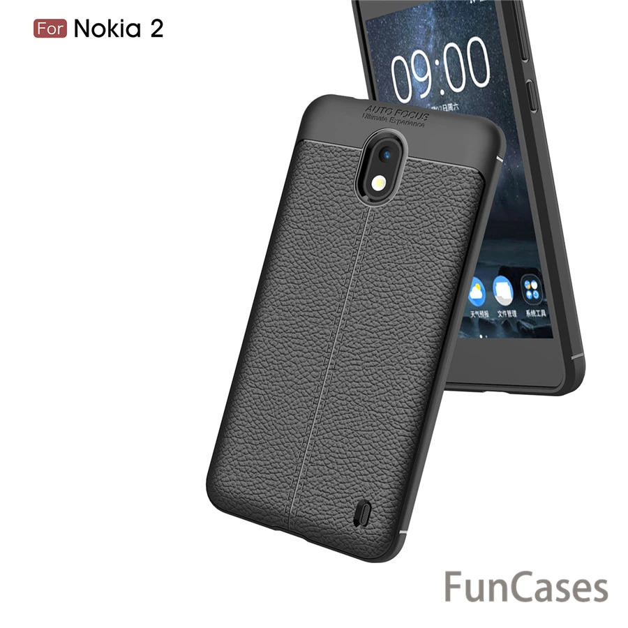 Чехол для телефона Nokia 2 чехол роскошный из ТПУ и силикона кожзаменителя Nokia2 etui