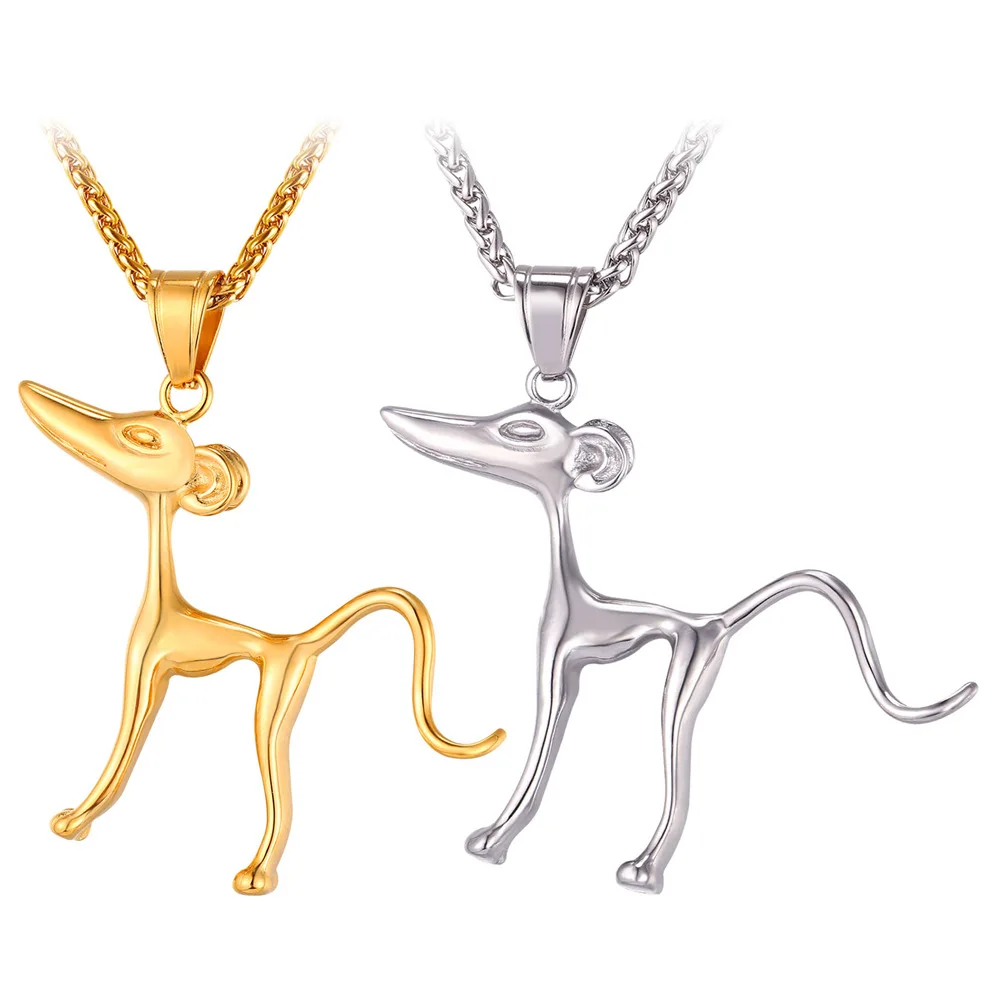 Золотой цвет ожерелье с подвеской для собак мужчин оптовая продажа кулон из