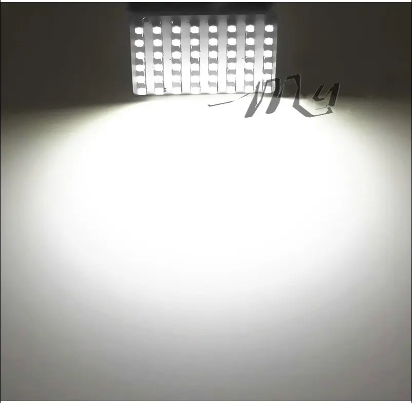 10 шт. 48 smd led 12 в панель светодиодов 3528 белый желтый синий w5w c5w t4w BA9S Автомобильная