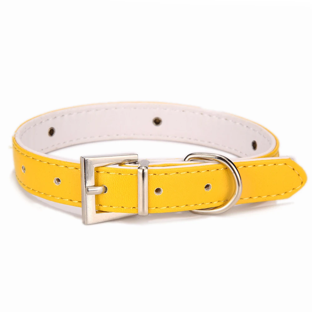 Ошейник для собак маленьких больших товары домашних животных кожаный