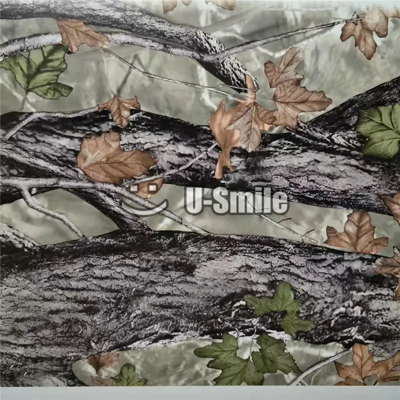 Желтый лист Realtree камуфляжная виниловая пленка для отделки автомобиля Наклейка