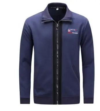 Autumn And Winter Male Cotton Long Sleeved Cardigan Jacket Blacl/Denim Blue Mens Thick Turn Down Coats Chaquetas Hombre J2452 | Мужская