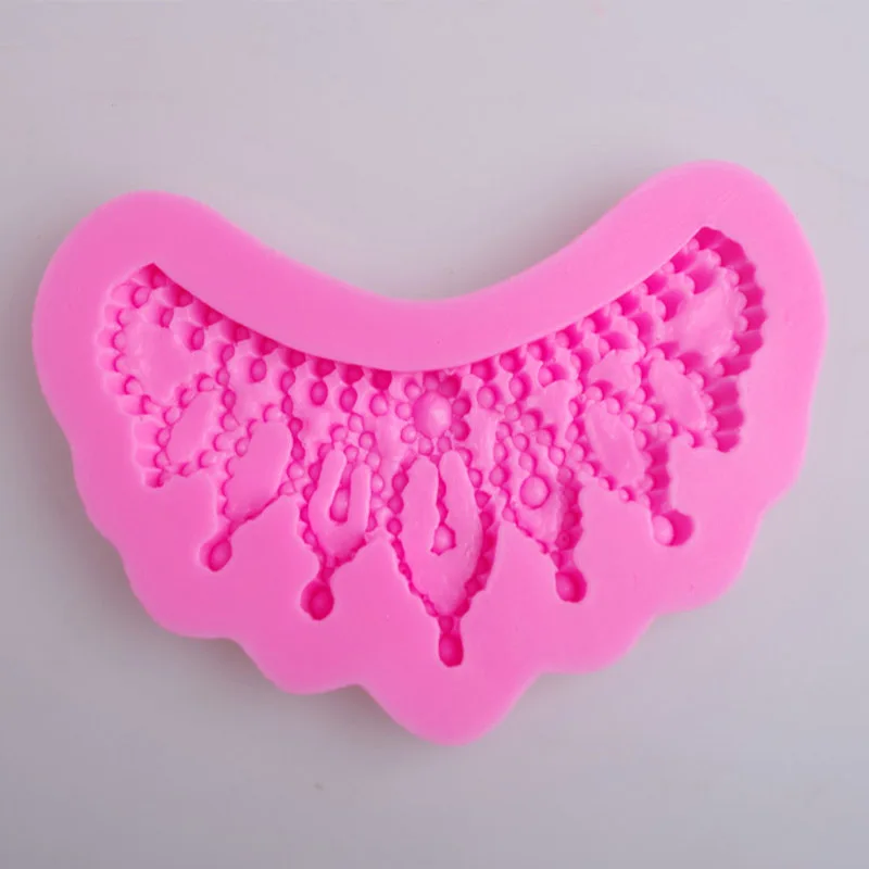 Sugarcraft Crown shape silicone mold fondant cake decorating tools gumpaste Princess Lace Cake Silicone Mold | Дом и сад