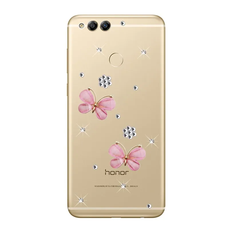 P smart Bling Rhinestone Case for Huawei Honor 20 pro 10 9X 8X 8C 8S 8A 7a Nova 6 5T 5 4 3i 3 P30 P20 lite Phone Shell Cover |
