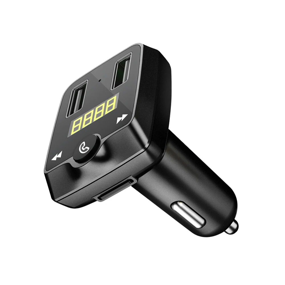 1 шт. автомобильный беспроводной передатчик/mp3-плеер 2 usb-порта перезаряжаемый