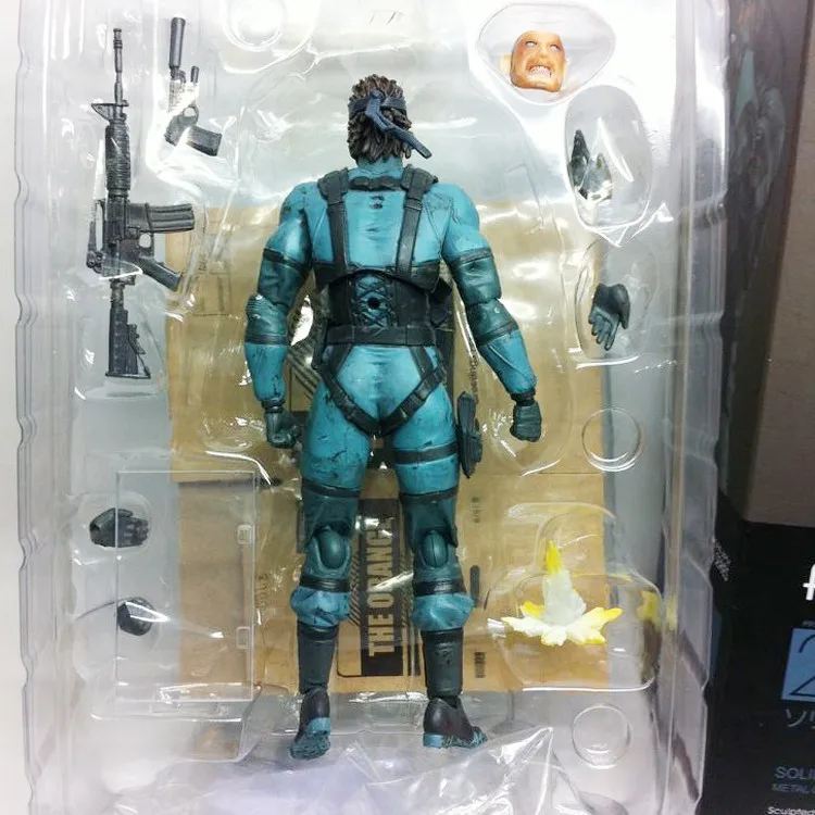 ПВХ Аниме игры MGS2 Figma 243 твердая змея экшн-фигурка металлическая Шестерня Твердые сыновья свободы подвижная Сборная модель игрушки для мальчиков подарок