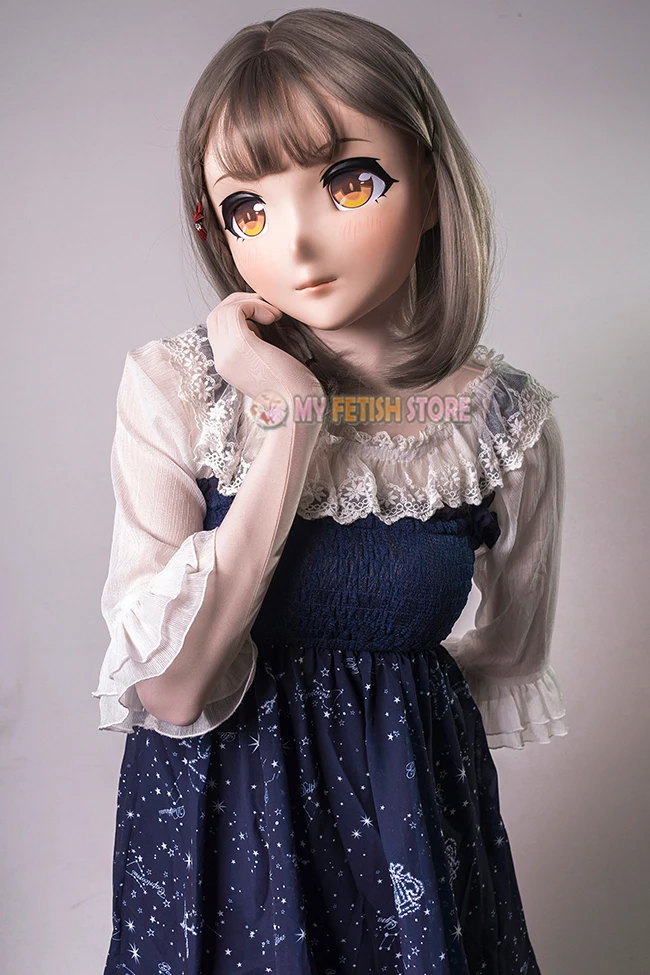 G-01) женские милые девушки смолы половина головы кигуруми BJD маска косплей японского аниме ролевая маска Лолиты кроссдресс кукла