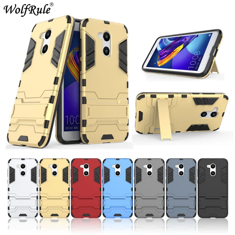 

Honor 6C Pro For Cover Huawei Honor 6C Pro Case TPU & PC Stand Phone Case For Huawei Honor 6C Pro Cover Honor V9 Play 5.2''
