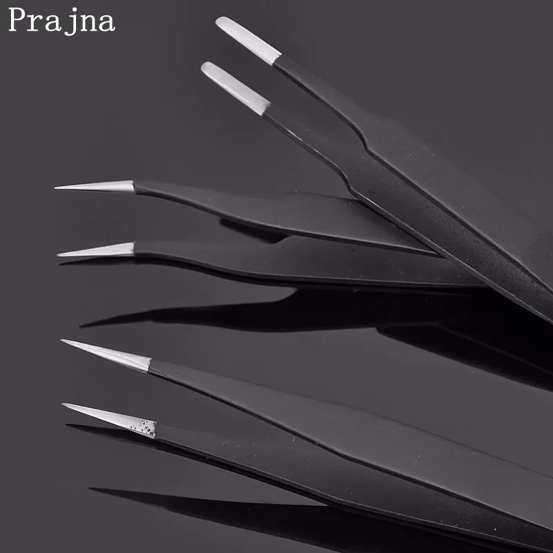 Антистатический пинцет из нержавеющей стали Prajna антистатические крестовые