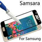 Новая волоконная защита экрана с изогнутыми краями для Samsung Galaxy A3 A5 A7 2017 2016, защитное закаленное стекло для Samsung A5 2017 A520