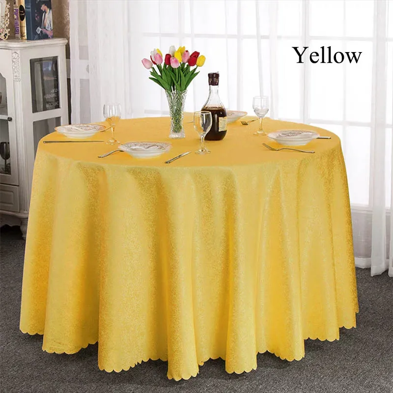 Yellow 10 шт. Круглая Вязаная скатерть стол с квадратной крышкой стул для свадьбы Декоративная скатерть овальный стол постельное белье на открытом воздухе - Цвет: Yellow