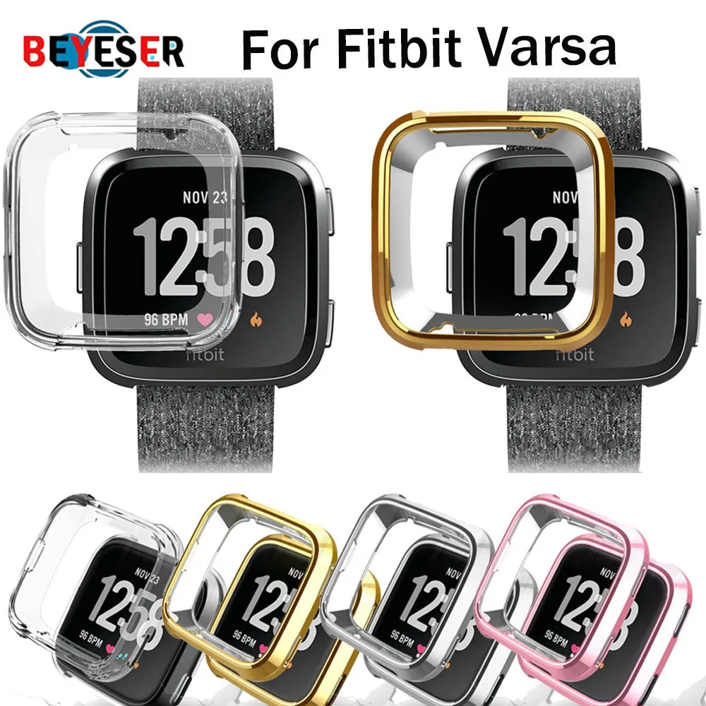 Новый ультратонкий мягкий чехол из ТПУ с покрытием для Fitbit Versa полностью защитный
