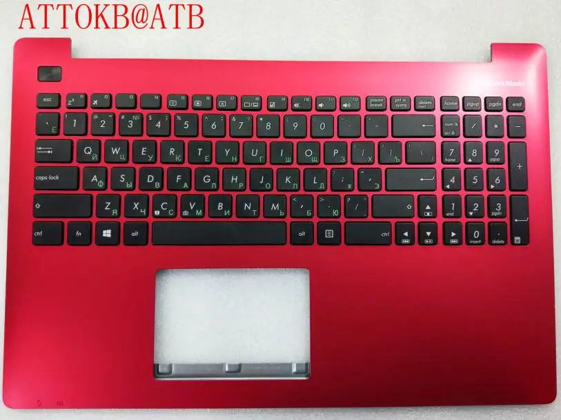 Русская клавиатура для ноутбука ASUS X503 X503M F503 X553 X553M X553MA K553M K553MA F553M F553MA topcase с крышкой C - Цвет: RED