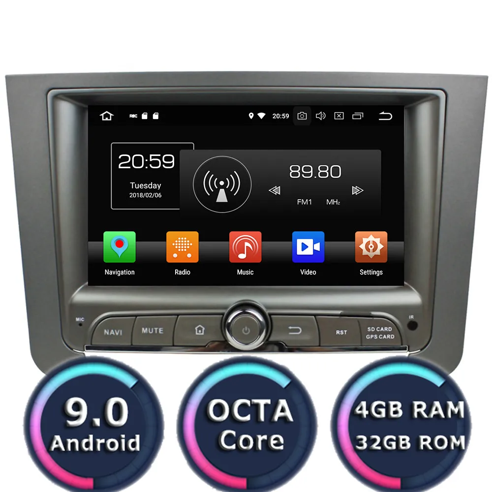 Roadlover Android 9 0 автомобильный Автомагнитола для Ssangyong Rexton 2014 стерео GPS-навигация