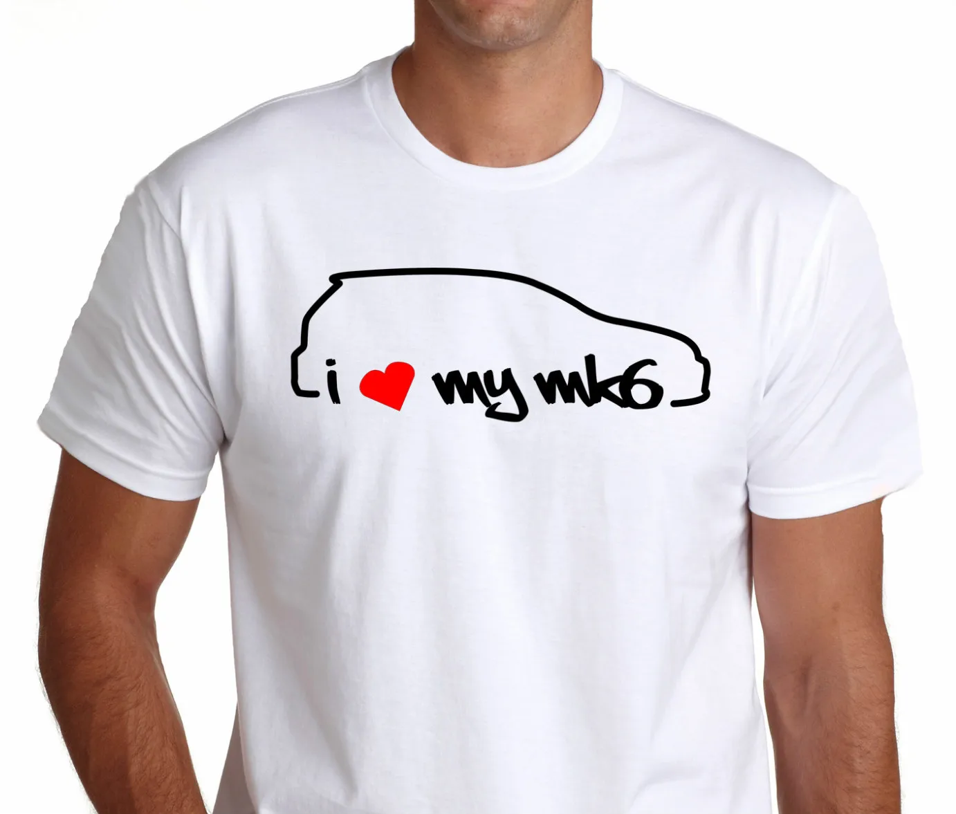 I Love My Mk6 Golf 6 T наклейка на рубашку набор Gti R32 R Vr6 Edm тюнинг стиль печати футболки