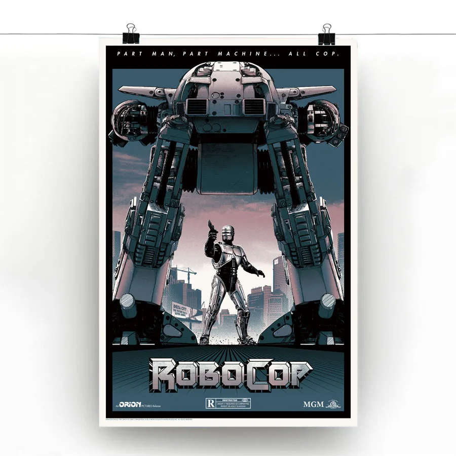 Индивидуальные принты RoboCop (1987) настенная фотокартина ткань картины для декора