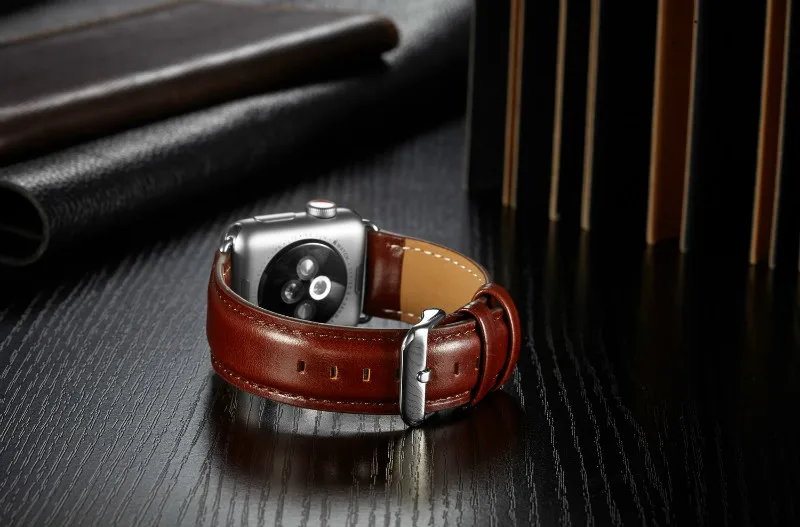 Браслет Mling ремень из натуральной кожи для Apple Watch 5 4 3 2 1 42 мм 38 мм 44 мм 40 мм ремешок для iWatch 5 4 3 2 1 браслет