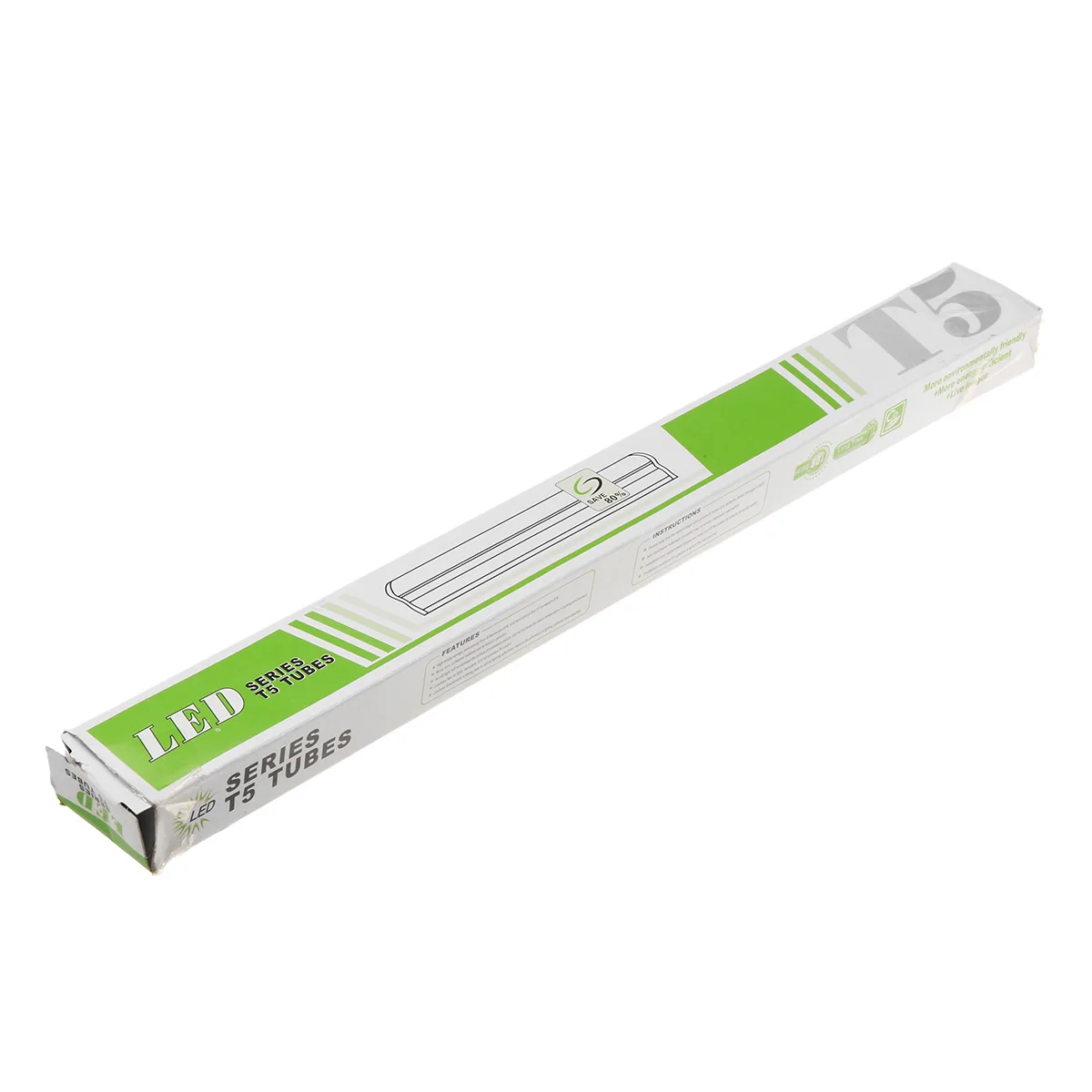 CLAITE T5 30 см 5 Вт 1600Lm SMD 2835 48 Светодиодный полоса трубка светильник чистый белый/теплый белый AC220V светодиодный настенный светильник для внутренняя лампа для спальни