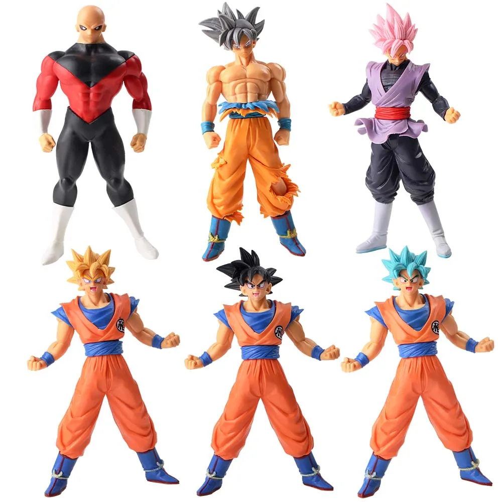 6pcs style A 6 шт./компл. Dragon Ball Z Супер Саян персонаж Коллекция ПВХ Фигурки игрушки - Цвет: 6pcs style A