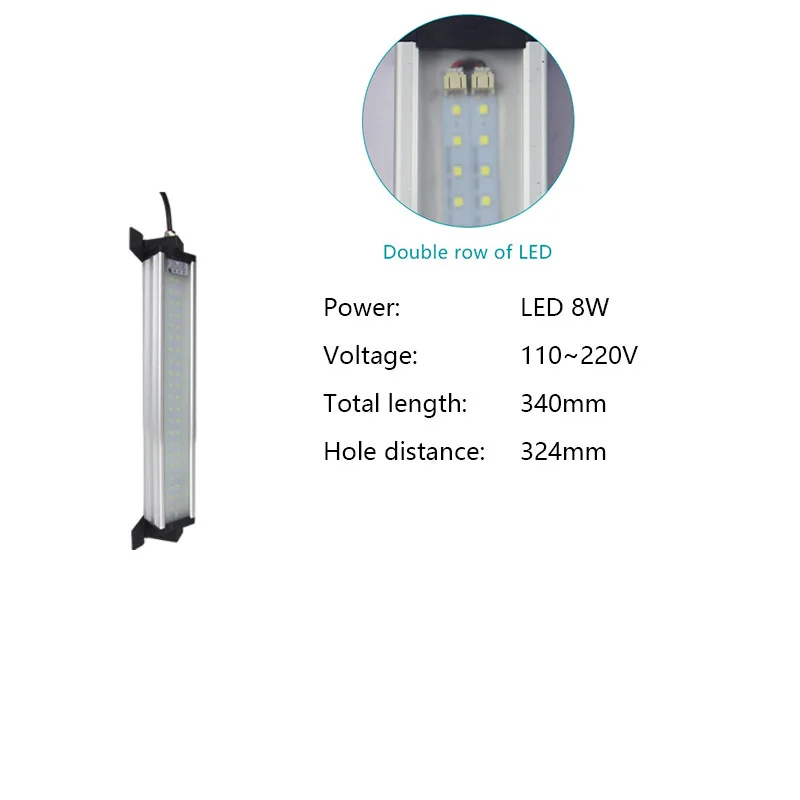 LED 8W 110-220V Светодиодный светильник для гаража взрывозащищенный водонепроницаемый маслостойкий промышленный светильник 8 Вт 12 Вт 18 Вт 40 Вт токарный светильник для мастерской с ЧПУ - Цвет: LED 8W 110-220V