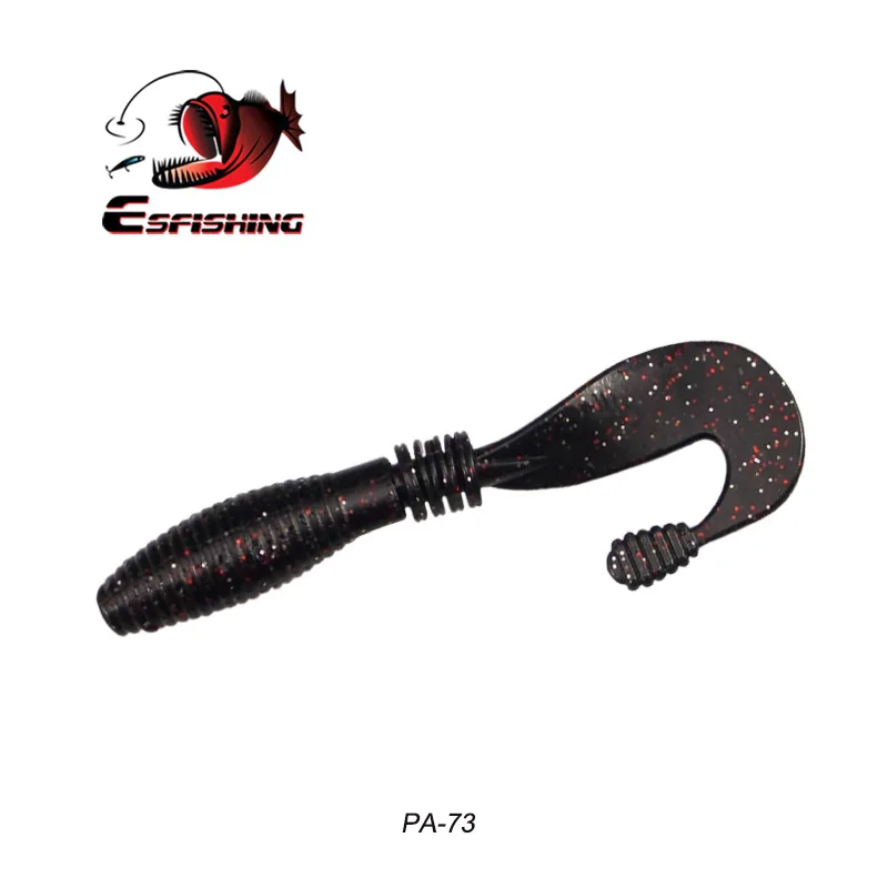 PA73 Esfishing приманка счетчик запаха Grub 100 мм 7,8 г рыболовные приманки Мягкая приманка воблер снасть Карп медленно джиггинг приманка форель, щука - Цвет: PA73