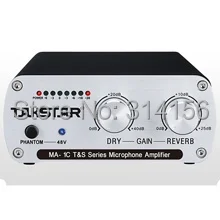 TAKSTAR ma-1c микрофон Усилители домашние + 48 В функция фантомное питание для записи