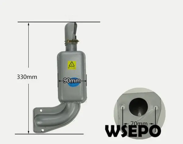 OEM Качество и Прямая поставка с завода! Глушитель/глушитель/выхлопная труба в